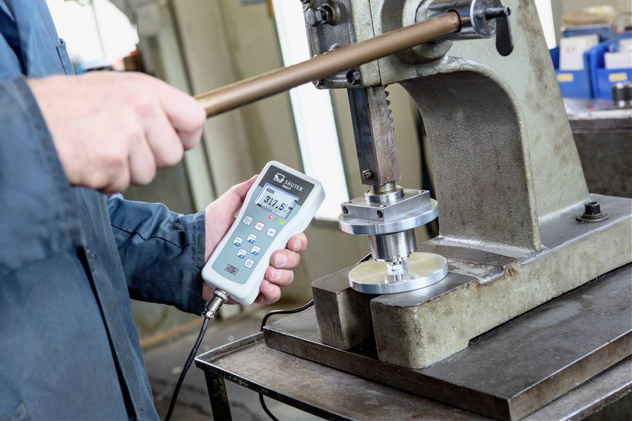 Sauter FL 1K Kraftmessgerät 1000 N (max.) Werksstandard (ohne Zertifikat)