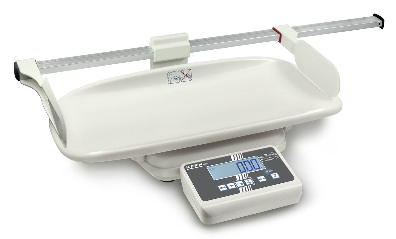 Kern MBC 20K10M Babywaage digital Wägebereich (max.)=20kg Weiß Eichfähig
