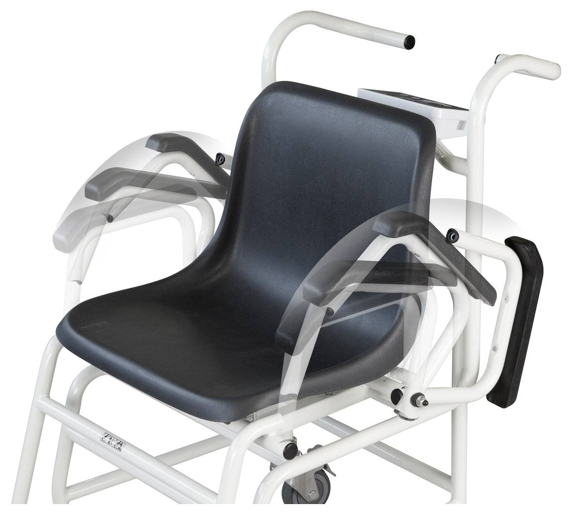 Kern Stuhlwaage digital Wägebereich (max.)=250kg Schwarz, Weiß Eichfähig, Kalibrierbar