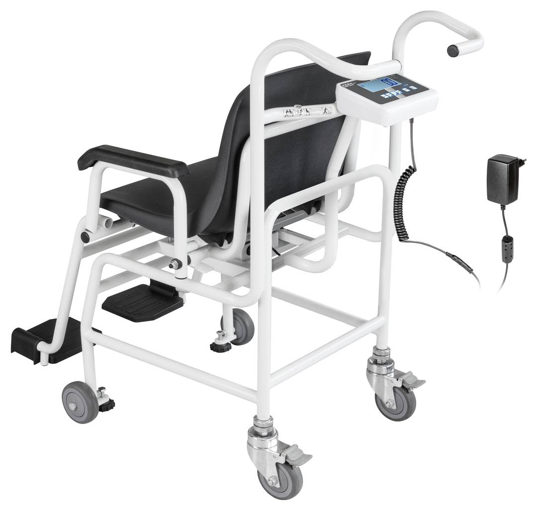 Kern Stuhlwaage digital Wägebereich (max.)=250kg Schwarz, Weiß Eichfähig, Kalibrierbar