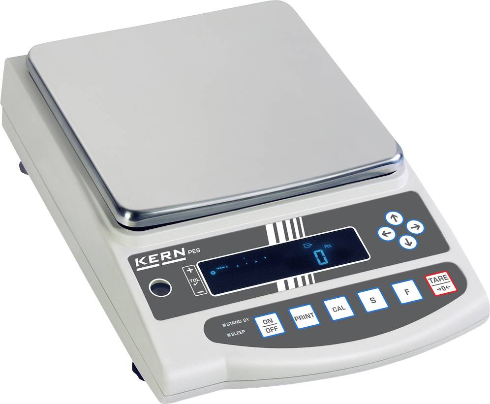 Kern PES 15000-1M Präzisionswaage Wägebereich (max.) 15kg Ablesbarkeit 0.1g über Steckernetzteil Silber