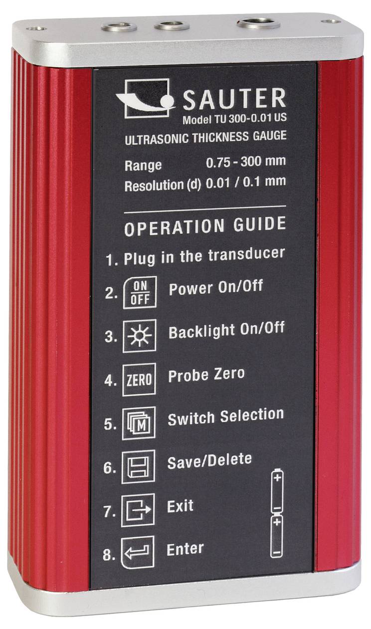 Sauter TU 230-0.01US Materialdicken-Messgerät 0.75 - 300mm