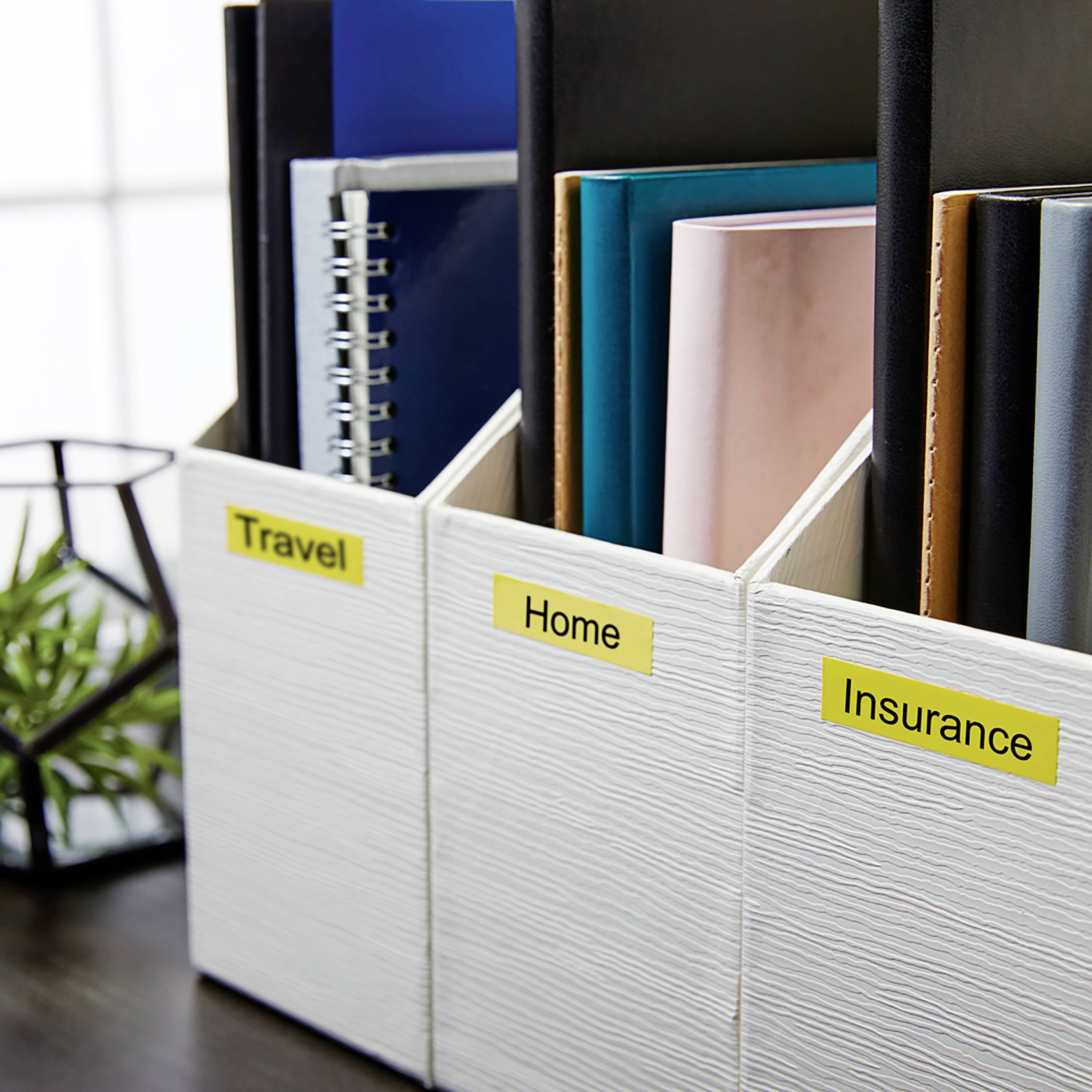 DYMO Schriftband D1 45018 Bandfarbe: Gelb Schriftfarbe:Schwarz 12mm 7m