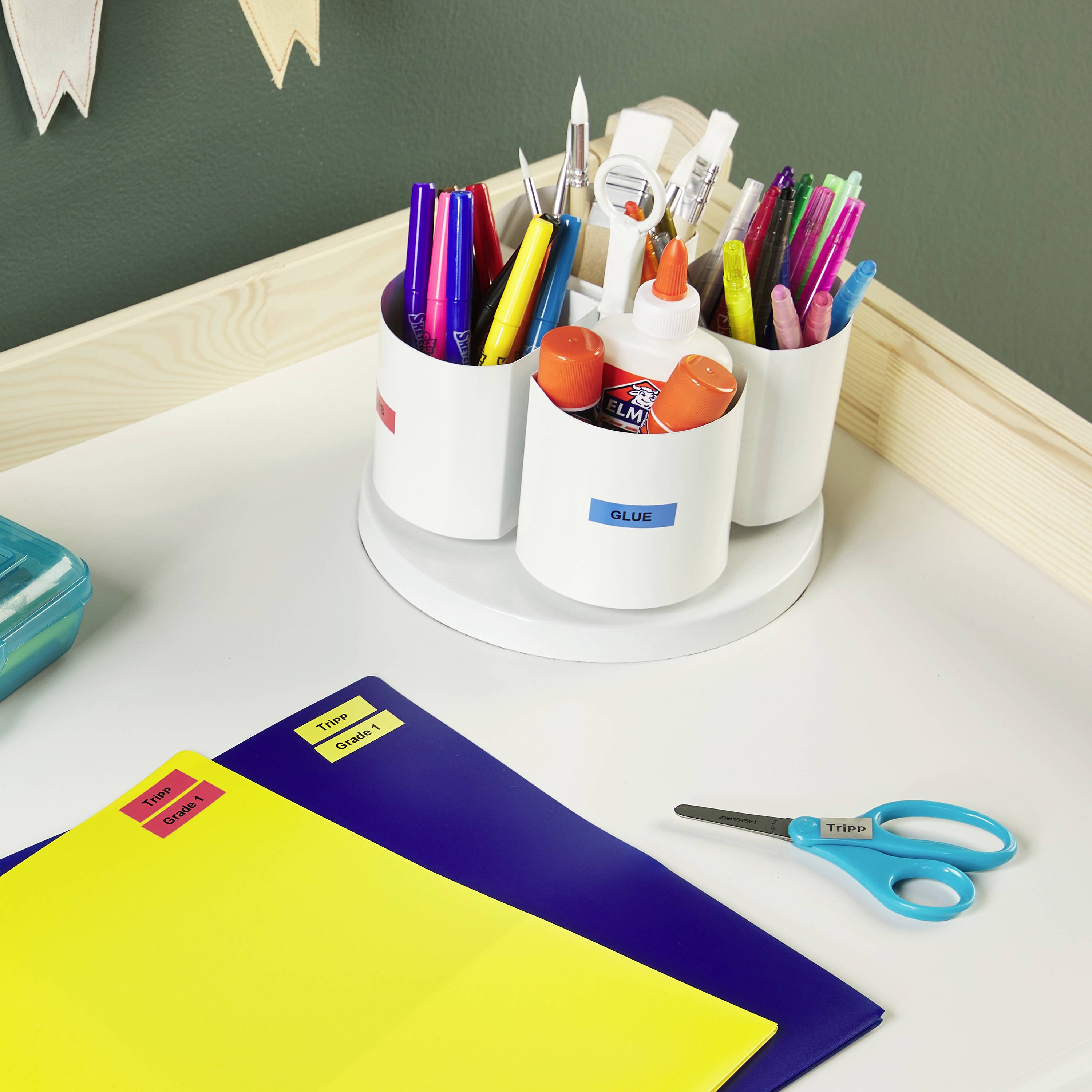 DYMO LT Schriftband Bandfarbe: Ultrablau Schriftfarbe: Schwarz 12 mm 4 m S0721650