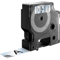 DYMO Schriftband D1 45800 Bandfarbe: Transparent Schriftfarbe:Schwarz 19mm 7m DYMO Schriftband D1 45800 Bandfarbe: Transparent Schriftfarbe:Schwarz 19mm 7m
