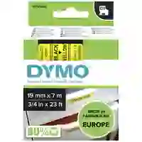 DYMO Schriftband D1 45808 Bandfarbe: Gelb Schriftfarbe:Schwarz 19mm 7m DYMO Schriftband D1 45808 Bandfarbe: Gelb Schriftfarbe:Schwarz 19mm 7m