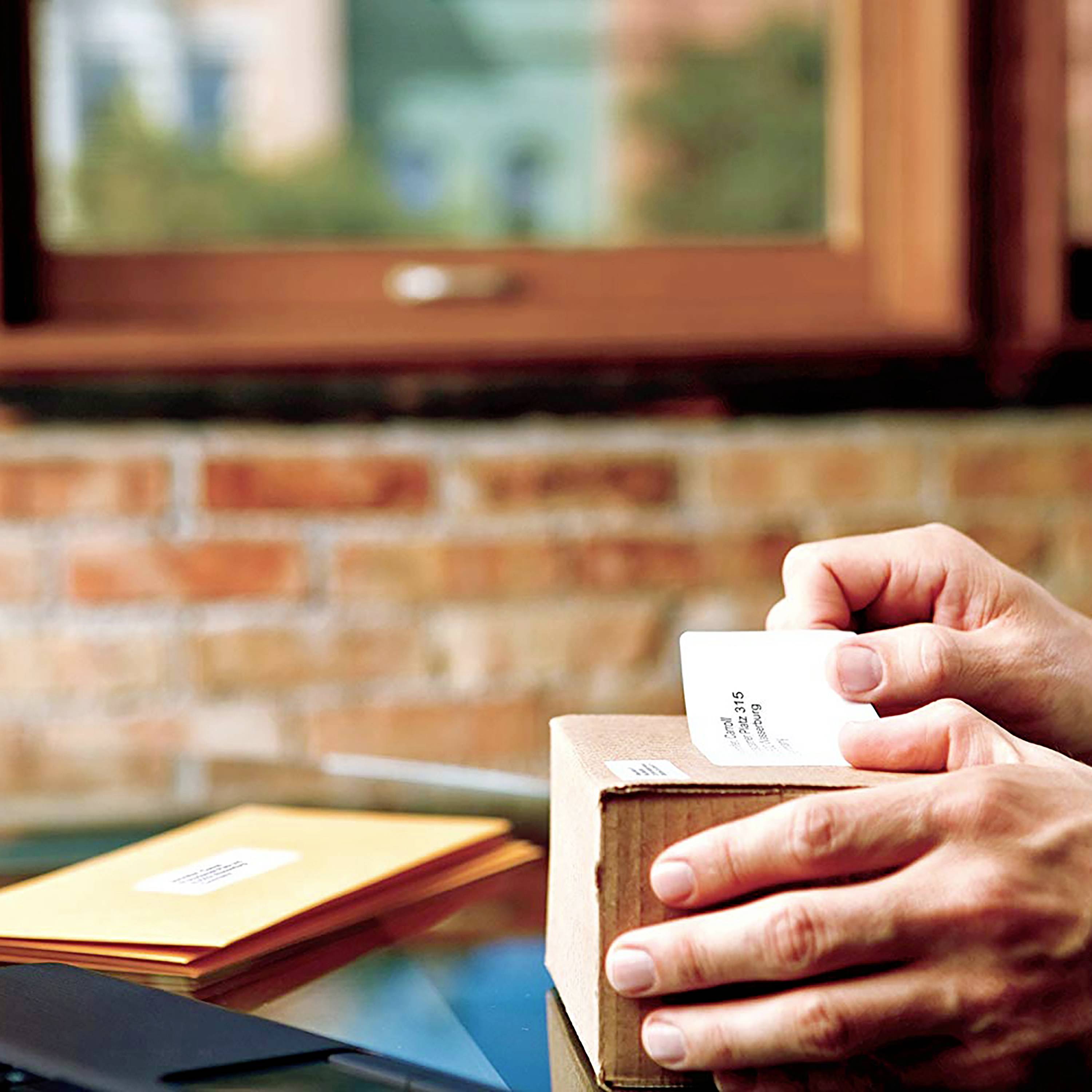 DYMO Etiketten Rolle 11356 S0722560 89 x 41mm Papier Weiß 300 St. Wiederablösbar Namensschild-Etiketten