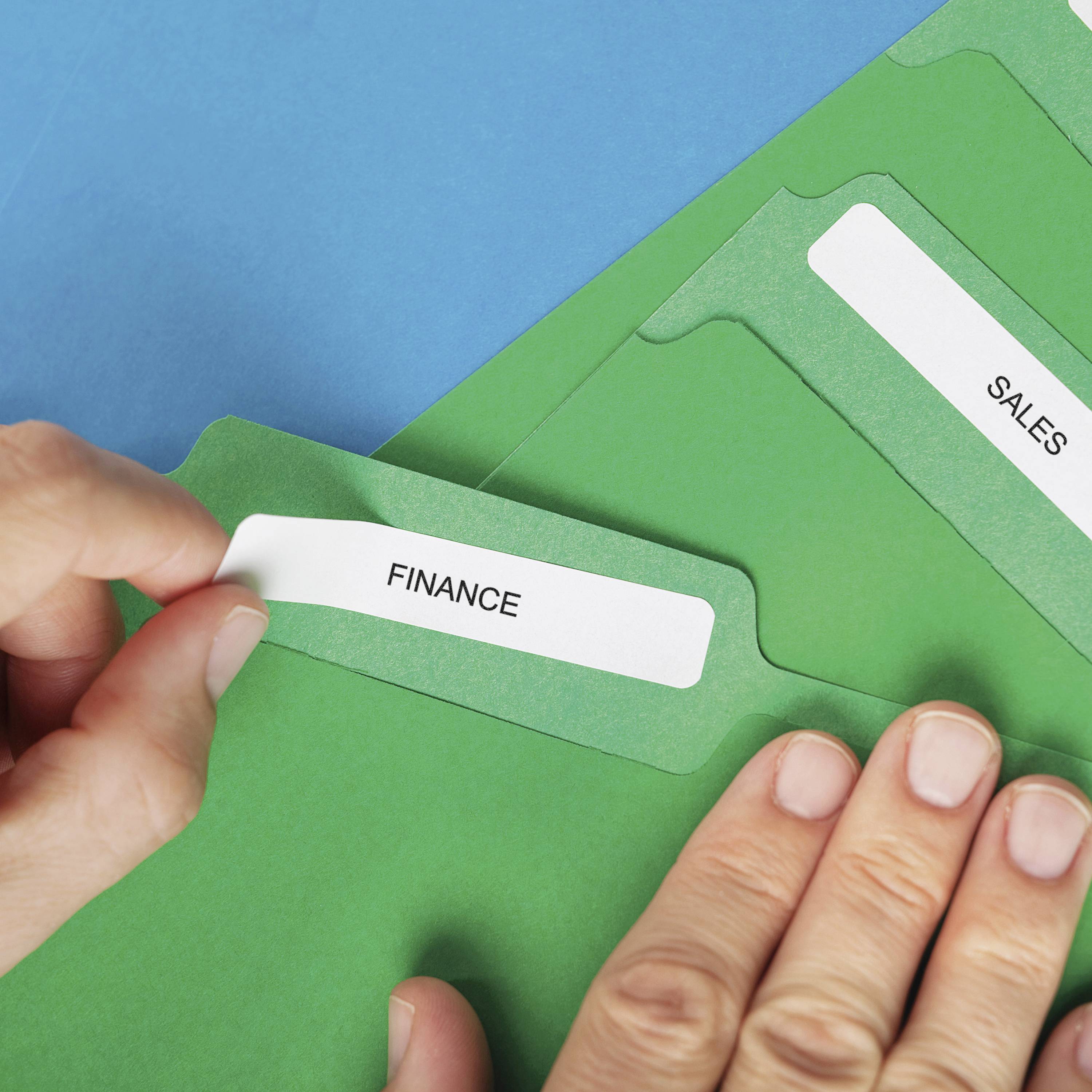 DYMO Etiketten Rolle 99017 S0722460 50 x 12mm Papier Weiß 220 St. Permanent haftend Hängeregister-Etiketten