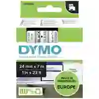 DYMO Schriftband D1 53710 Bandfarbe: Transparent Schriftfarbe:Schwarz 24mm 7m DYMO Schriftband D1 53710 Bandfarbe: Transparent Schriftfarbe:Schwarz 24mm 7m