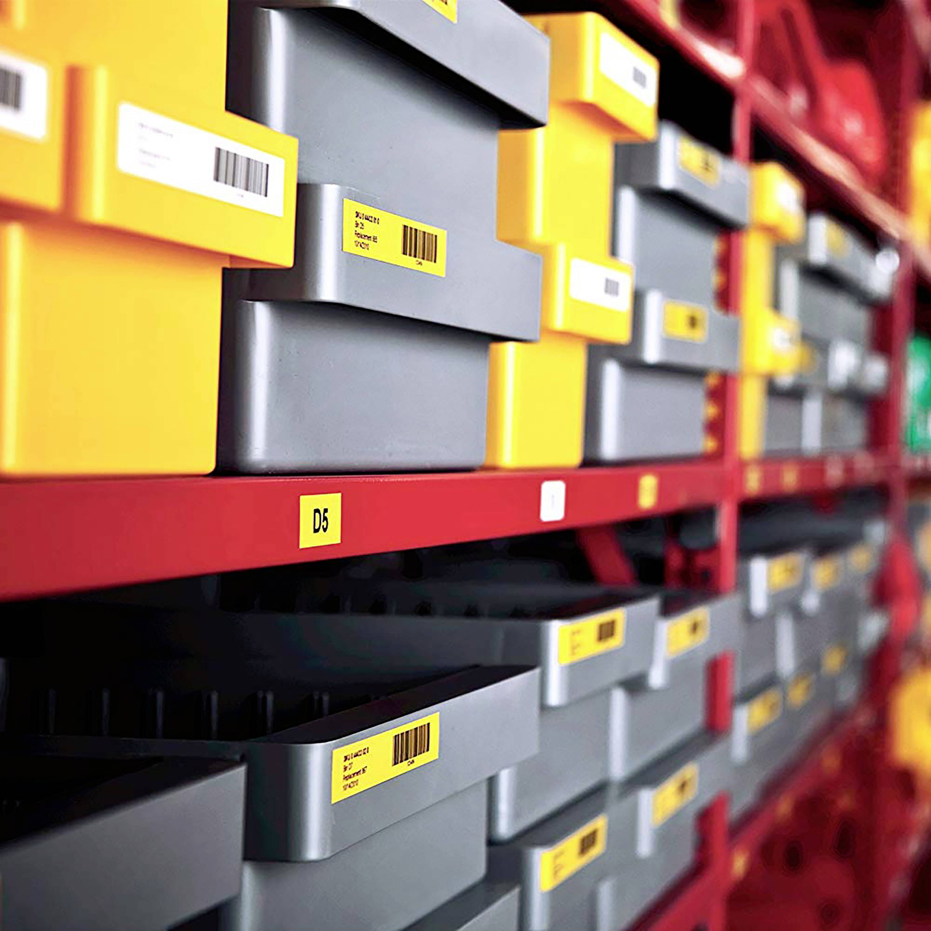 DYMO Schriftband D1 53718 Bandfarbe: Gelb Schriftfarbe:Schwarz 24mm 7m