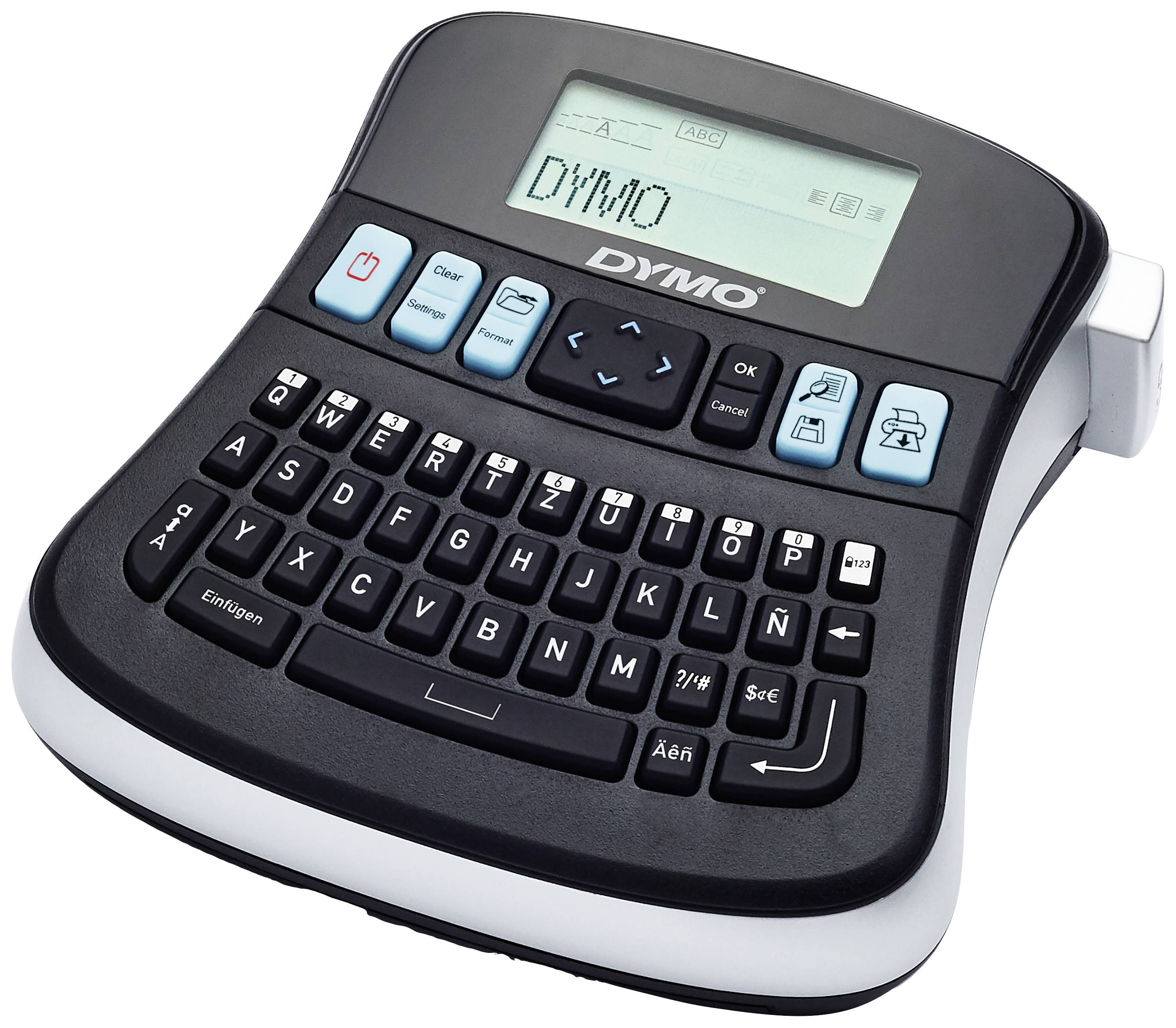 DYMO Labelmanager 210D+ Beschriftungsgerät Geeignet für Schriftband: D1 6 mm, 9 mm, 12 mm
