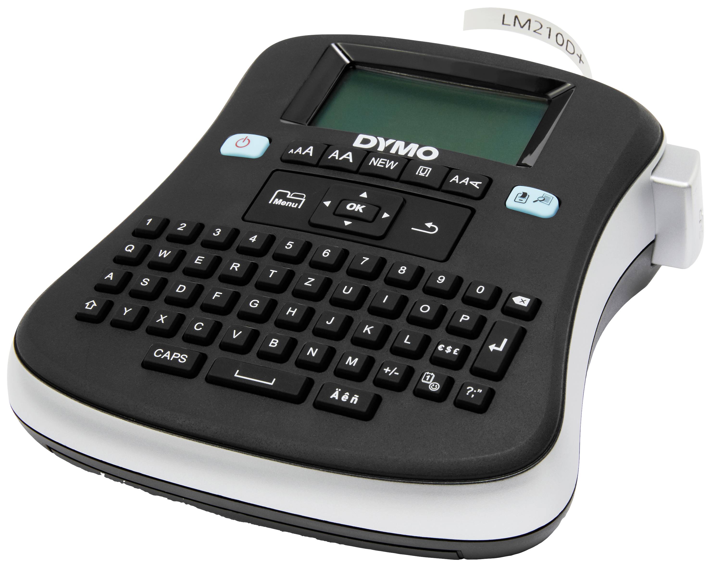 DYMO Labelmanager 210D+ Beschriftungsgerät Geeignet für Schriftband: D1 6 mm, 9 mm, 12 mm