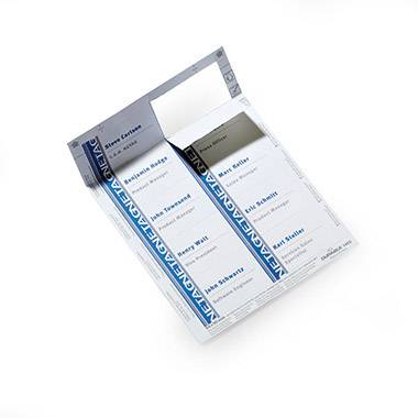 Durable 1455 Einsteckschild Namensschild BADGEMAKER® - 1455 (B x H) 90 mm x 54 mm 200 St.