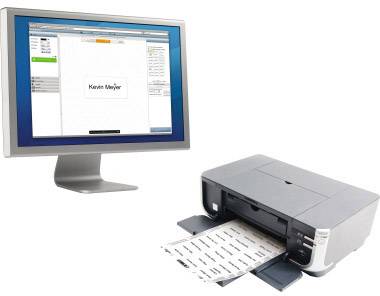 Durable 1455 Einsteckschild Namensschild BADGEMAKER® - 1455 (B x H) 90 mm x 54 mm 200 St.