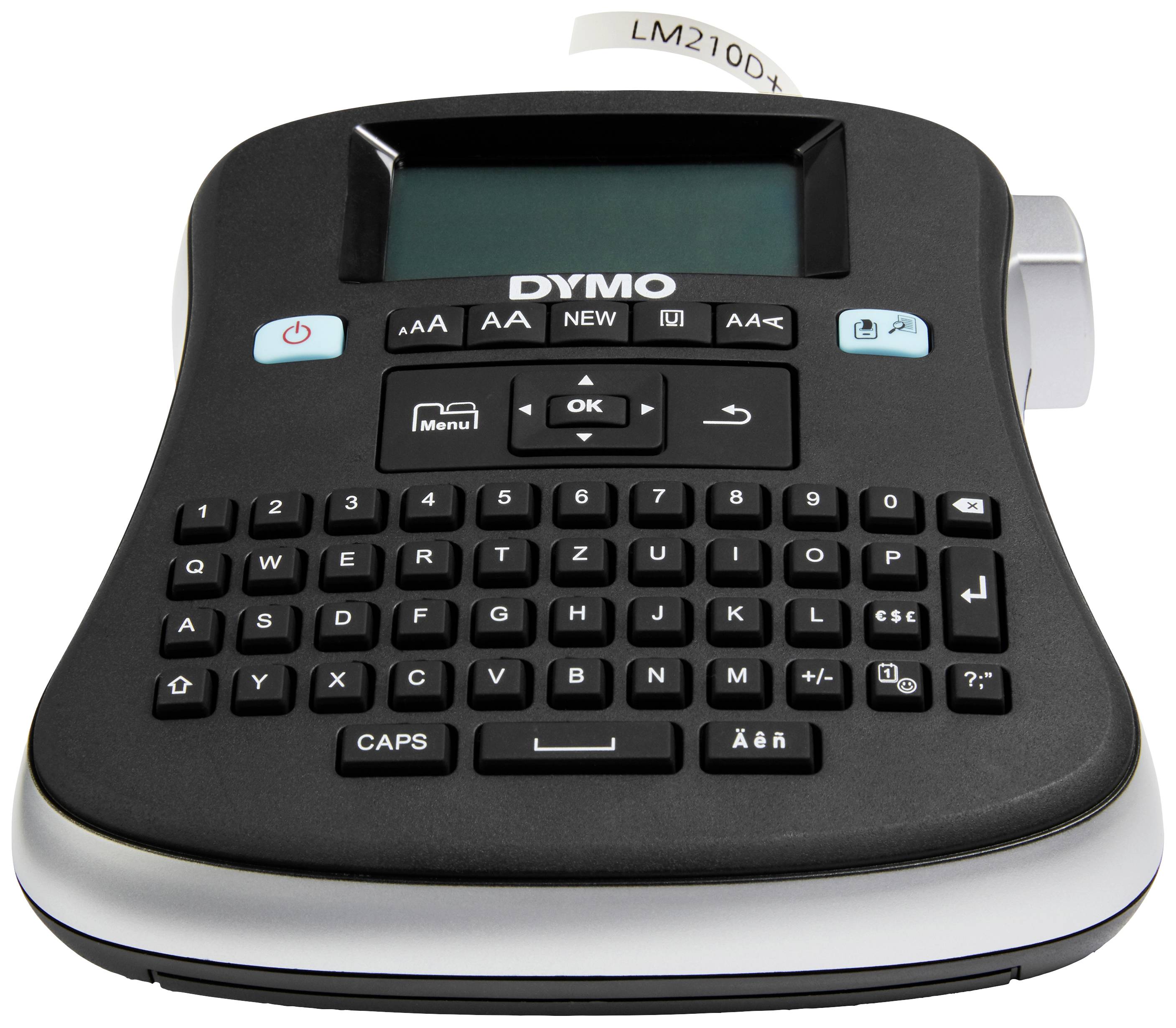 DYMO LabelManager 210D+ Beschriftungsgerät Geeignet für Schriftband: D1 6 mm, 9 mm, 12 mm