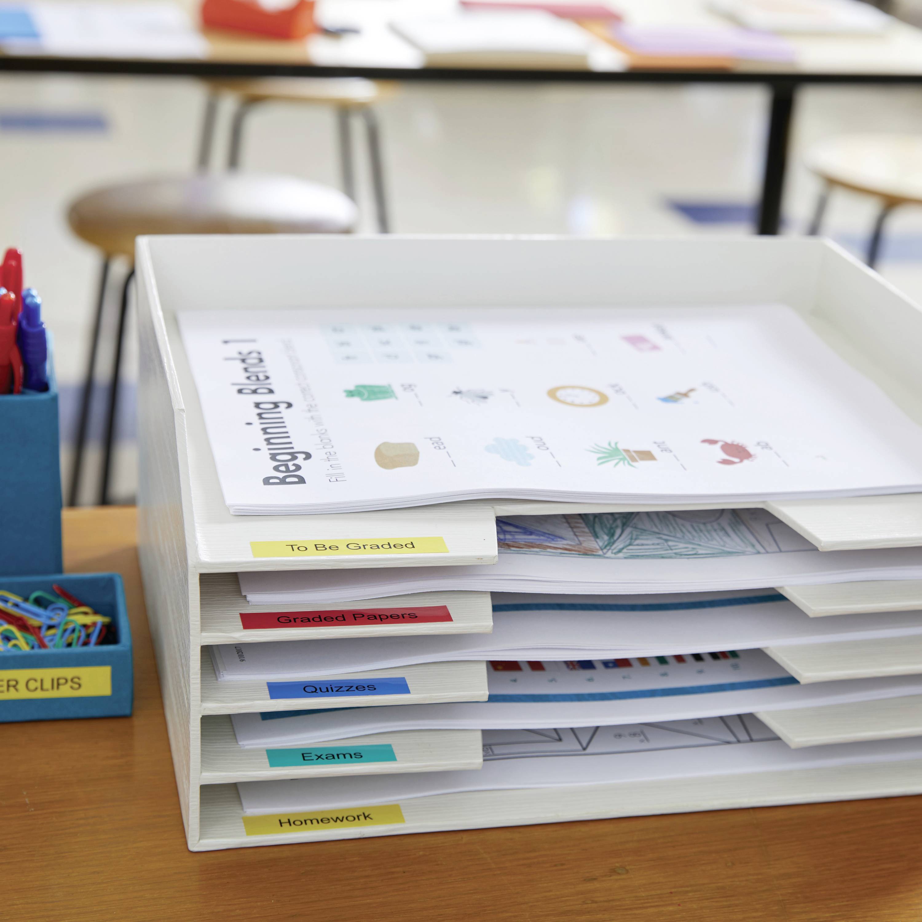 DYMO Schriftband D1 45016 Bandfarbe: Blau Schriftfarbe:Schwarz 12mm 7m