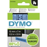 DYMO Schriftband D1 45016 Bandfarbe: Blau Schriftfarbe:Schwarz 12mm 7m DYMO Schriftband D1 45016 Bandfarbe: Blau Schriftfarbe:Schwarz 12mm 7m