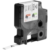 DYMO Schriftband Wärme-Schrumpfschlauch IND RHINO 18053 Polyolefin Bandfarbe: Weiß Schriftfarbe:Schwarz 9mm 1.5m DYMO Schriftband Wärme-Schrumpfschlauch IND RHINO 18053 Polyolefin Bandfarbe: Weiß Schriftfarbe:Schwarz 9mm 1.5m