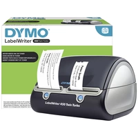 DYMO LabelWriter 450 Twin Turbo Etiketten-Drucker Thermodirekt 300 x 600 dpi Etikettenbreite (max.): 56mm USB DYMO LabelWriter 450 Twin Turbo Etiketten-Drucker Thermodirekt 300 x 600 dpi Etikettenbreite (max.): 56mm USB