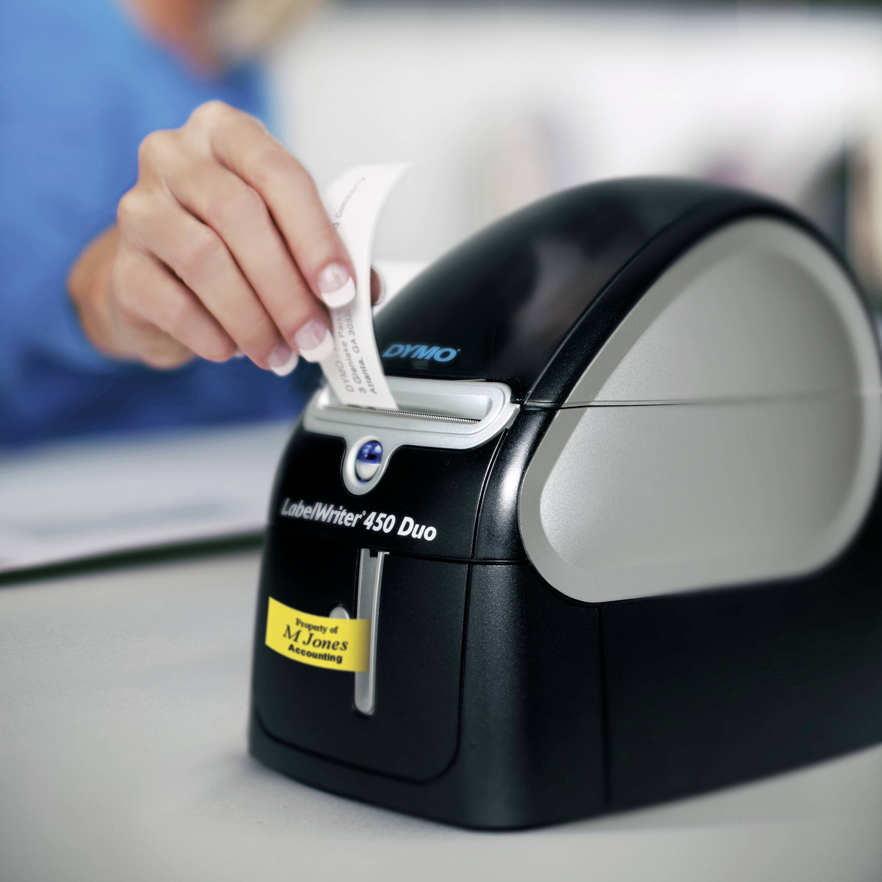 DYMO LabelWriter 450 Duo Etiketten-Drucker Thermodirekt 300 x 600 dpi Etikettenbreite (max.): 56 mm USB