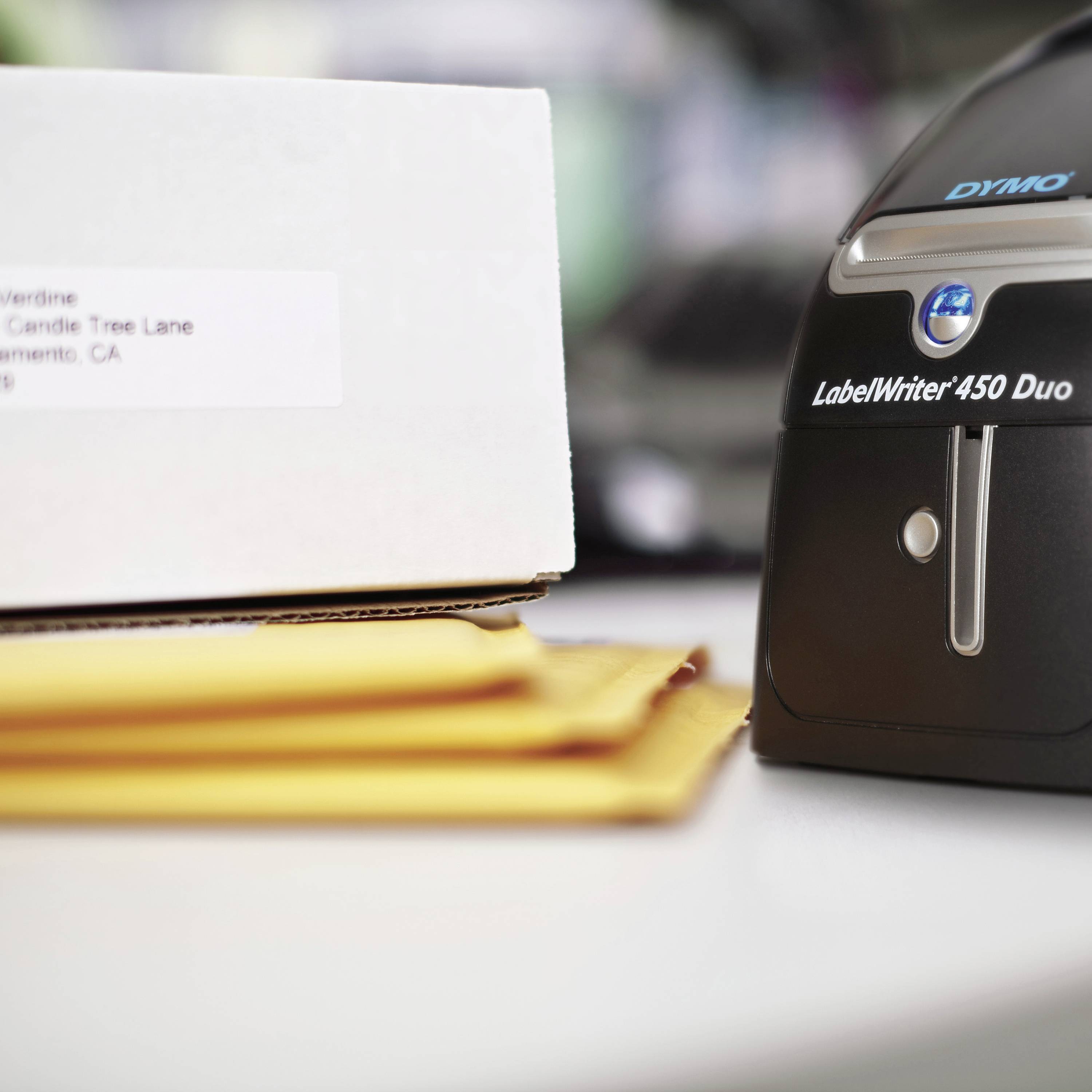 DYMO LabelWriter 450 Duo Etiketten-Drucker Thermodirekt 300 x 600 dpi Etikettenbreite (max.): 56 mm USB