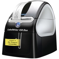 DYMO LabelWriter 450 Duo Etiketten-Drucker Thermodirekt 300 x 600 dpi Etikettenbreite (max.): 56mm USB DYMO LabelWriter 450 Duo Etiketten-Drucker Thermodirekt 300 x 600 dpi Etikettenbreite (max.): 56mm USB
