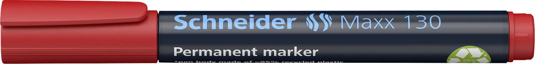 Schneider Schreibgeräte Maxx 130 113002 Permanentmarker Rot wasserfest: Ja