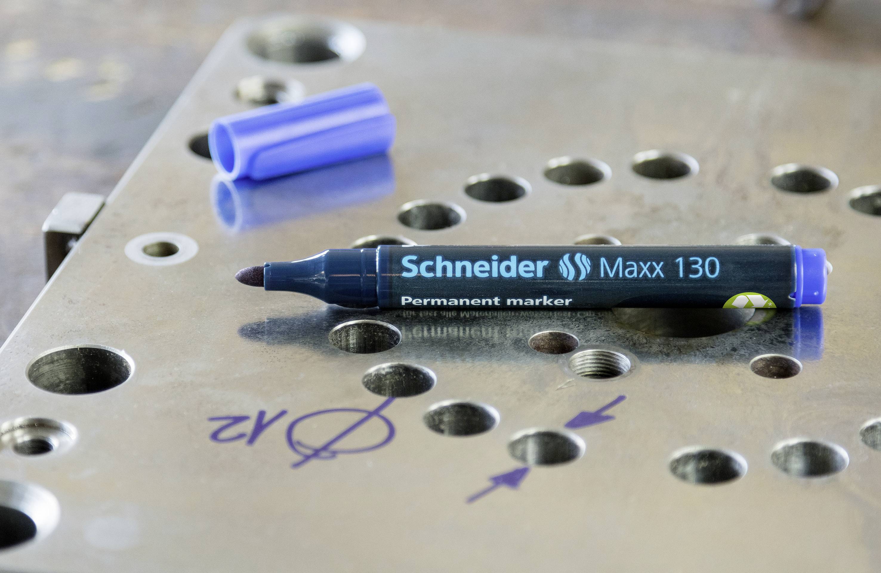 Schneider Schreibgeräte Maxx 130 113003 Permanentmarker Blau wasserfest: Ja
