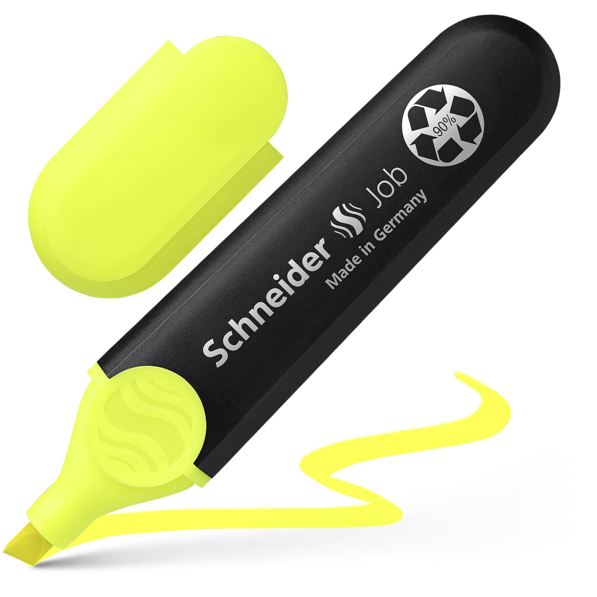 Schneider Schreibgeräte Textmarker Job 1505 Gelb 1 mm, 5 mm