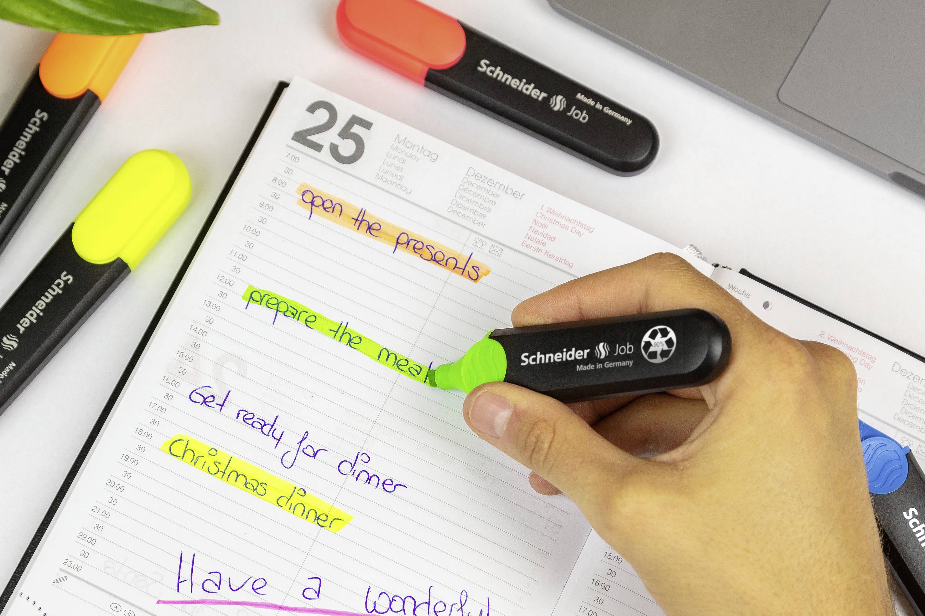 Schneider Schreibgeräte Textmarker Job 1505 Gelb 1 mm, 5mm