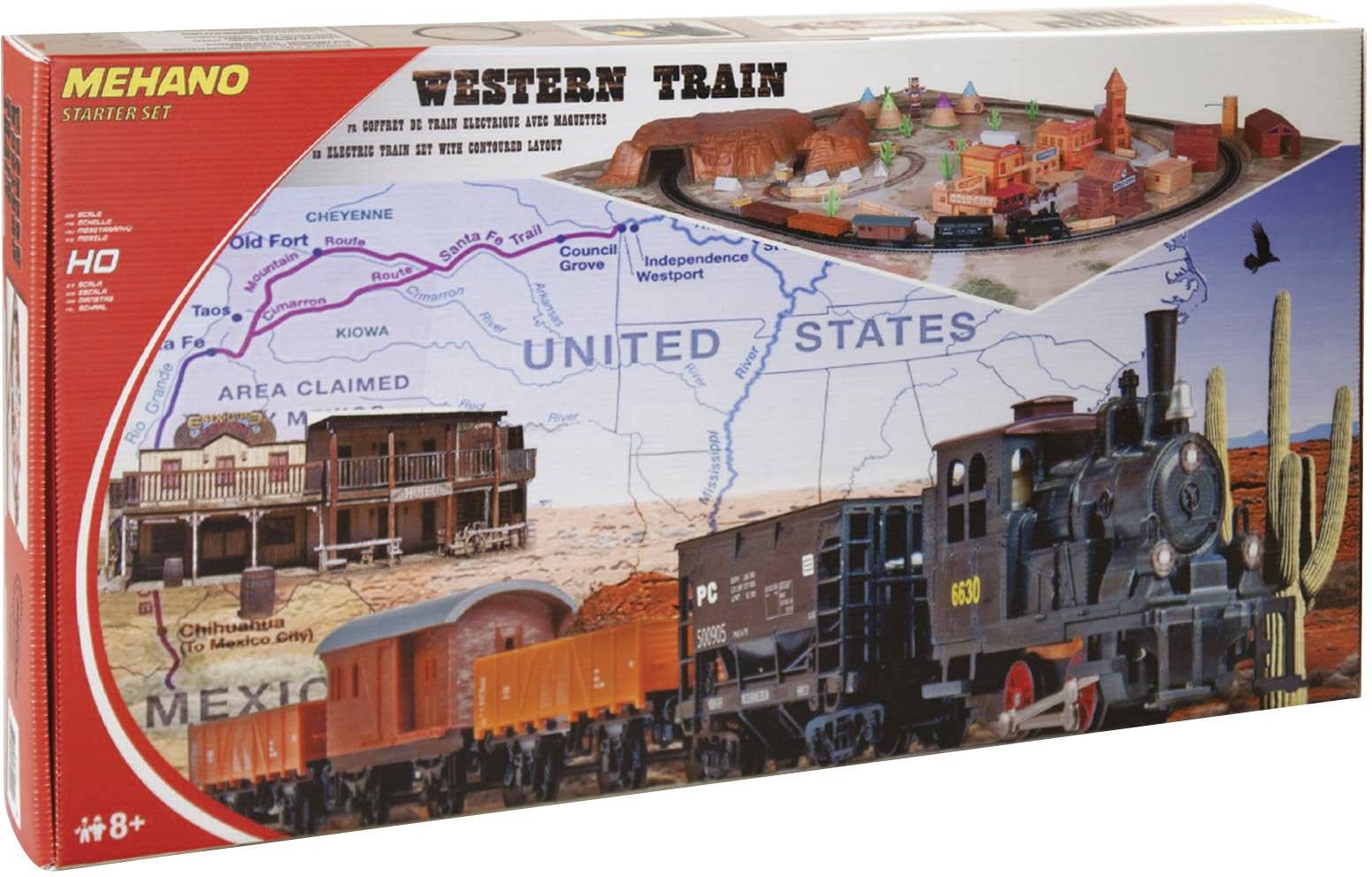 Mehano 58738 H0 Start-Set Western Güterzug