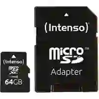 Intenso High Performance microSDXC-Karte 64GB Class 10 inkl. SD-Adapter Intenso High Performance microSDXC-Karte 64GB Class 10 inkl. SD-Adapter