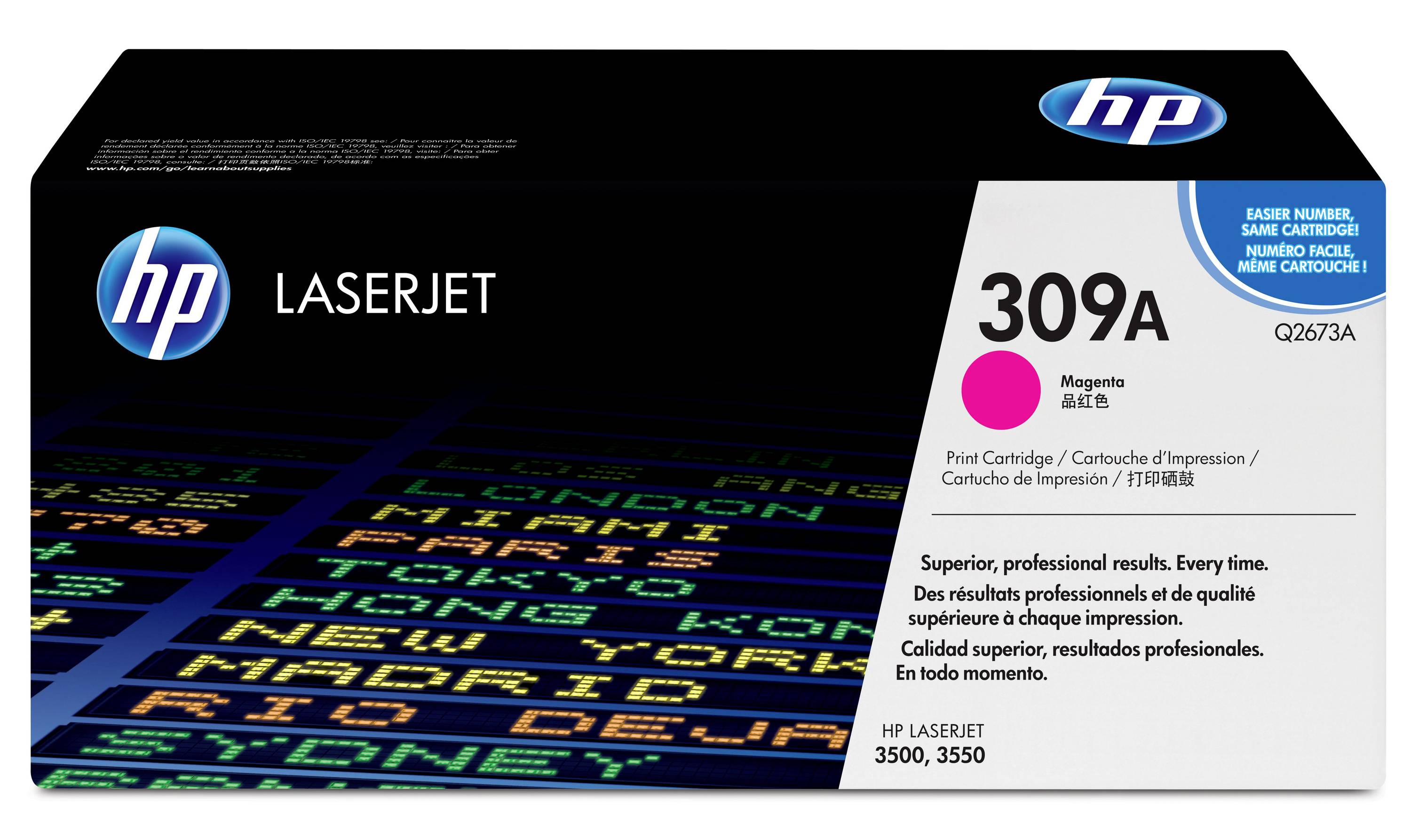 HP Toner 309A Original Magenta 4000 Seiten Q2673A