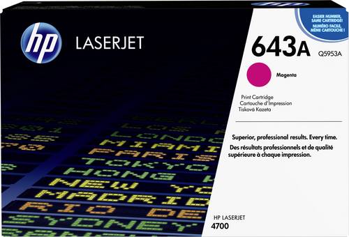 HP 643A Q5953A Tonerkassette Magenta 10000 Seiten Original Toner