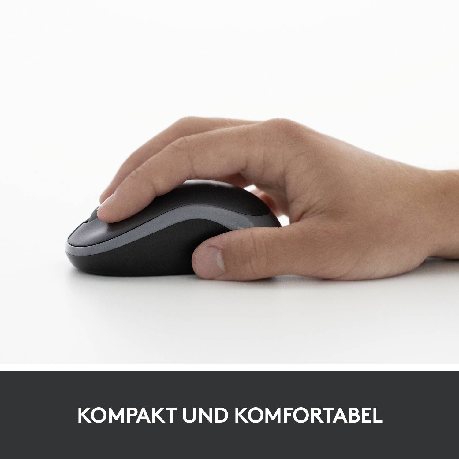 Logitech Wireless Maus M185, USB, rot