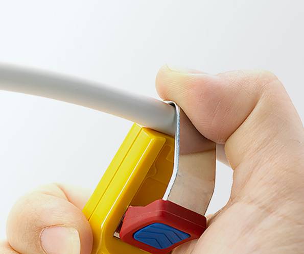 JOKARI Abisoliermesser SECURA No. 16 für Rundkabel passend für Rundkabel Außendurchmesser 4,0 - 16,0mm, 5/32 - 5/8 Zoll