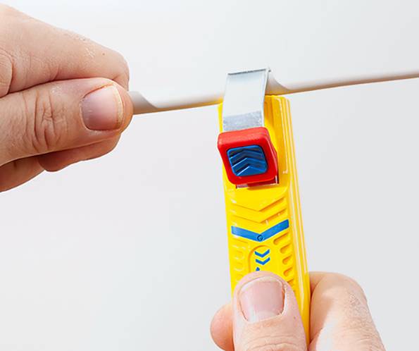 Jokari 10160 No 16 Secura Abisoliermesser Geeignet für Rundkabel 4 bis 16mm