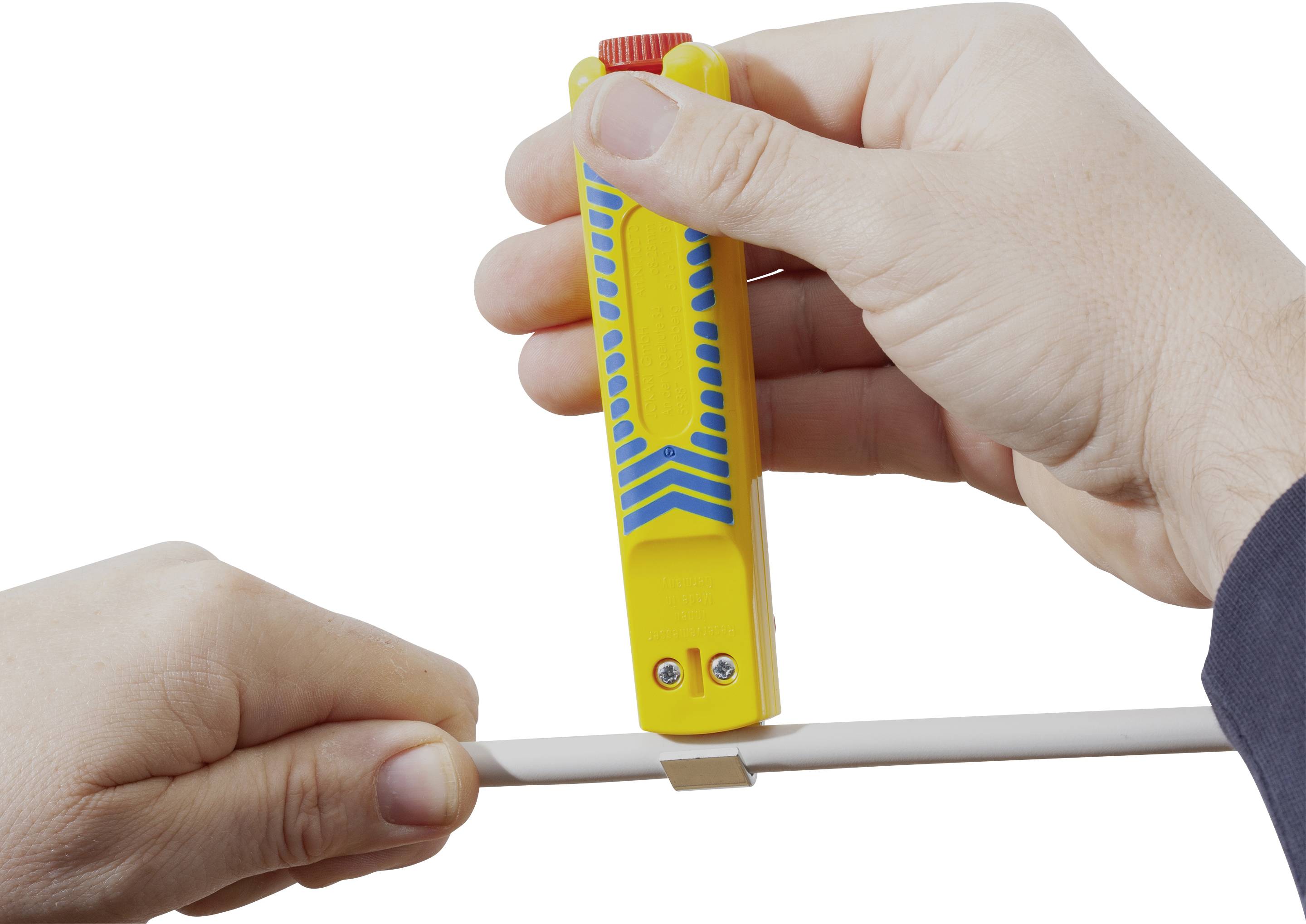 Jokari 10270 No. 27 Secura Abisoliermesser Geeignet für Rundkabel 8 bis 28mm