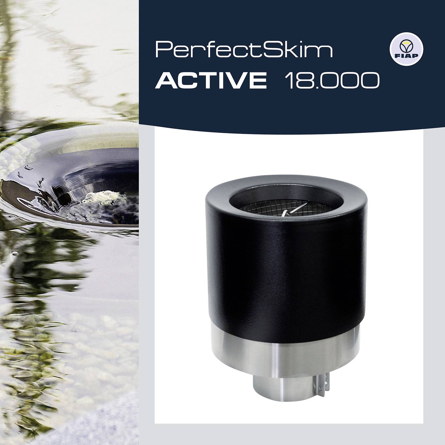 FIAP 2396 Skim Active 18.000 Teichskimmer (Ø x L) 300mm x 280mm 1St.