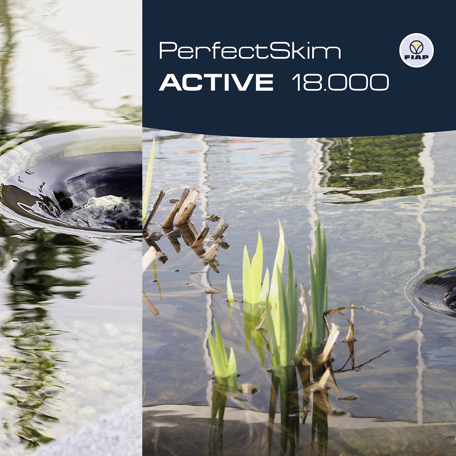 FIAP 2396 Skim Active 18.000 Teichskimmer (Ø x L) 300mm x 280mm 1St.