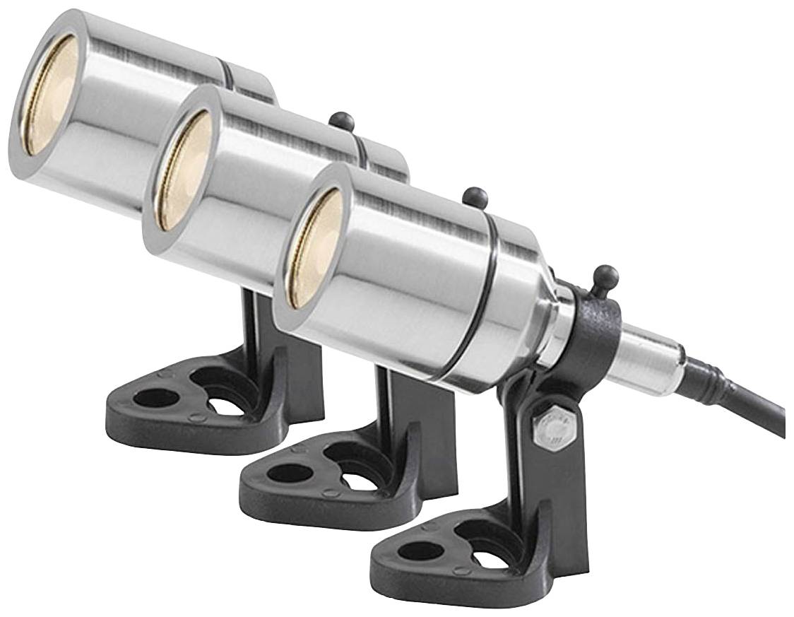 FIAP 3215 Light Active Trio Garten- und Unterwasserbeleuchtung Messing (vernickelt)