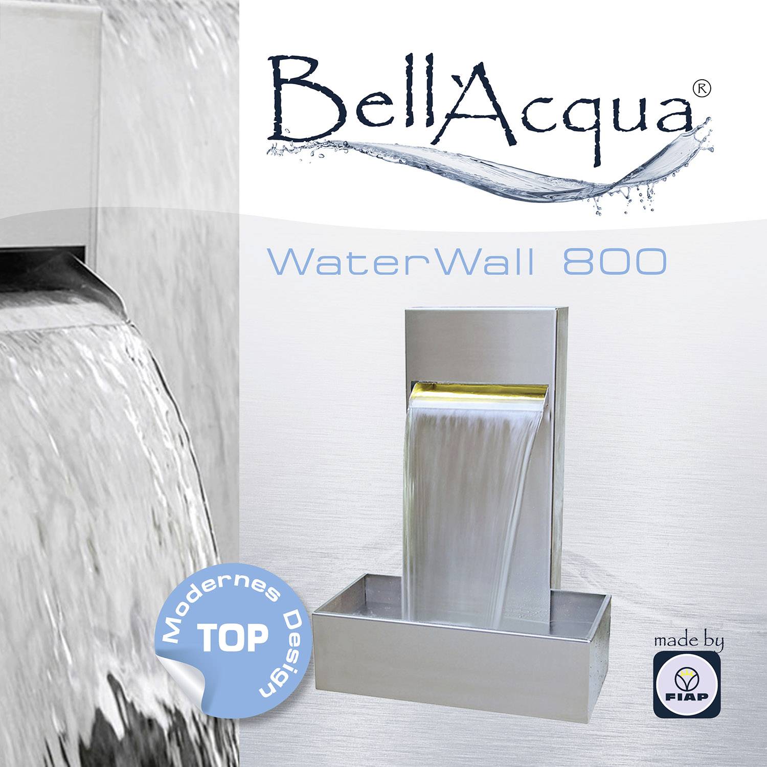 FIAP 3148 Bell´Acqua® WATERWALL 800 Gartenbrunnen