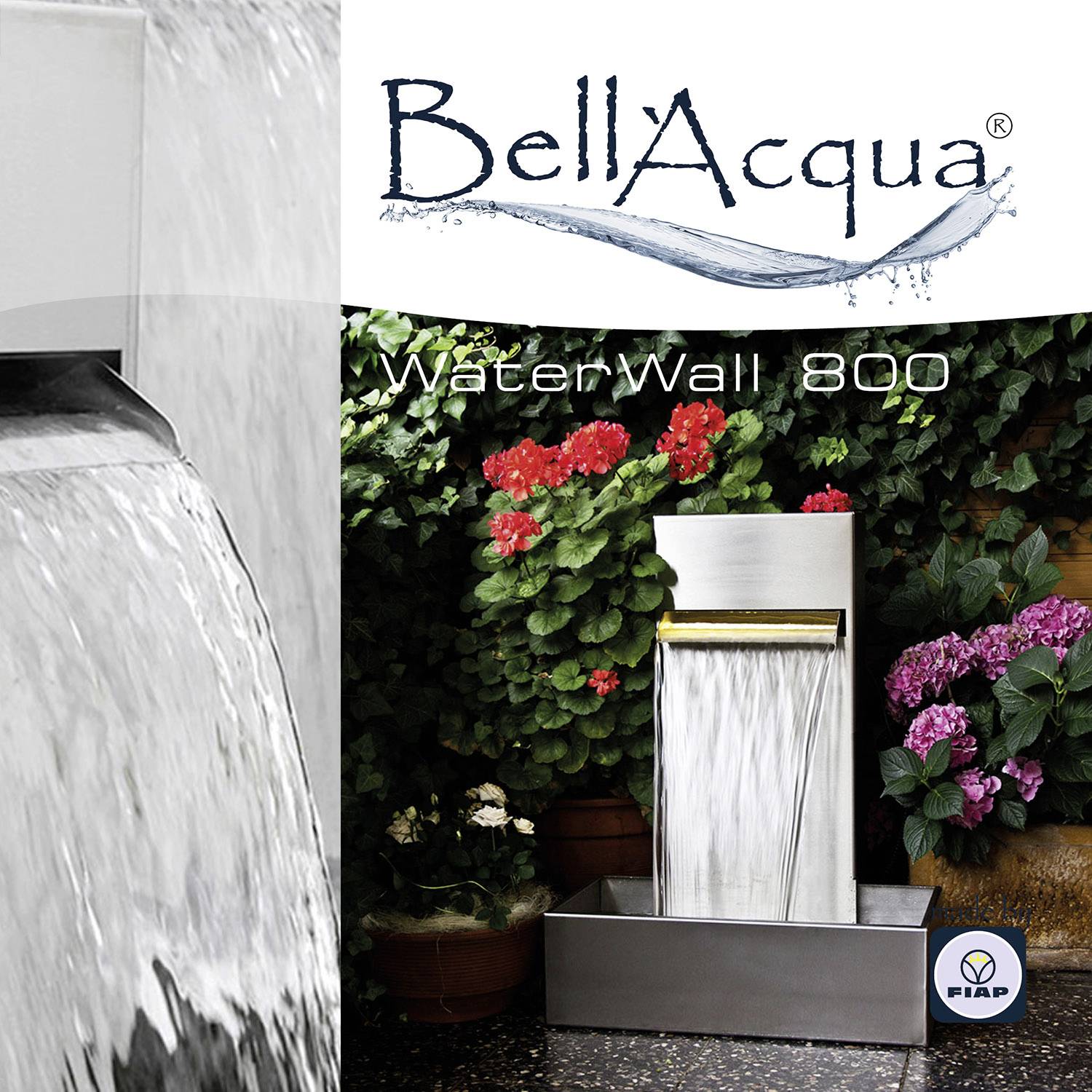 FIAP 3148 Bell´Acqua® WATERWALL 800 Gartenbrunnen