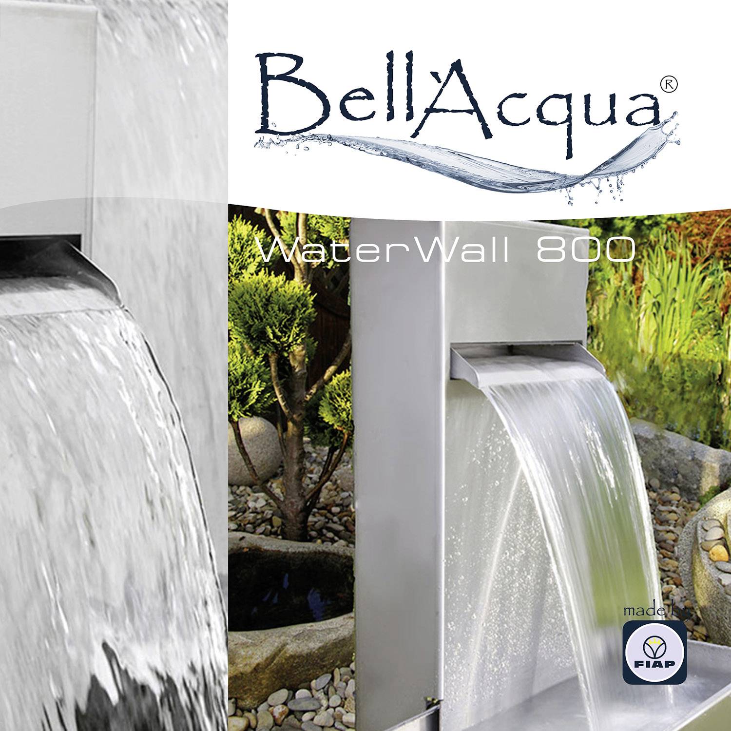 FIAP 3148 Bell´Acqua® WATERWALL 800 Gartenbrunnen