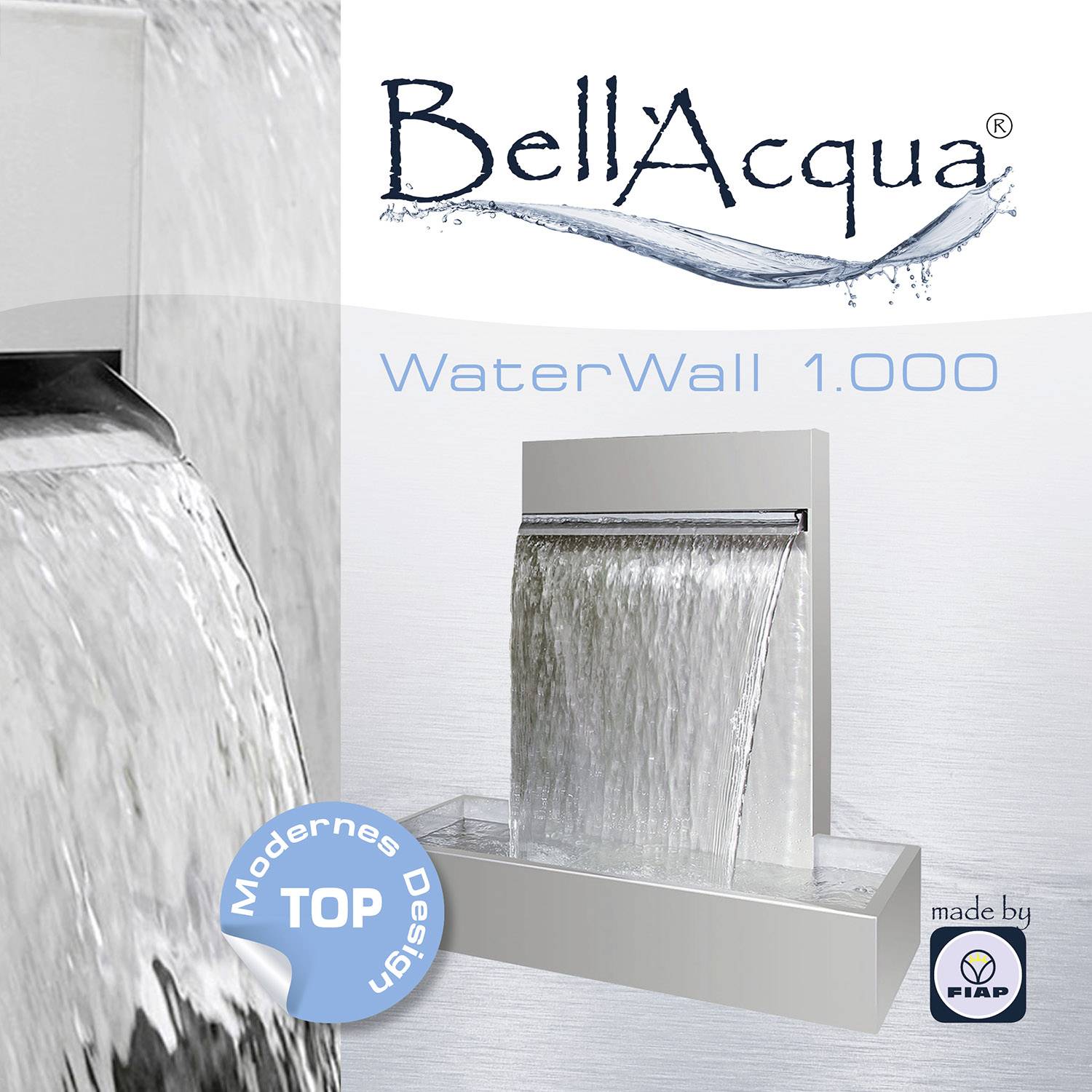 FIAP 3149 Bell´Acqua® WATERWALL 1.000 Gartenbrunnen