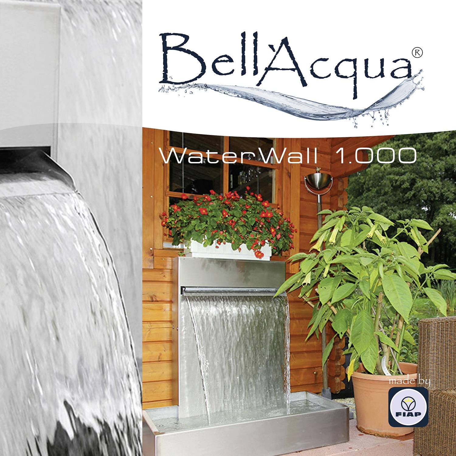 FIAP 3149 Bell´Acqua® WATERWALL 1.000 Gartenbrunnen