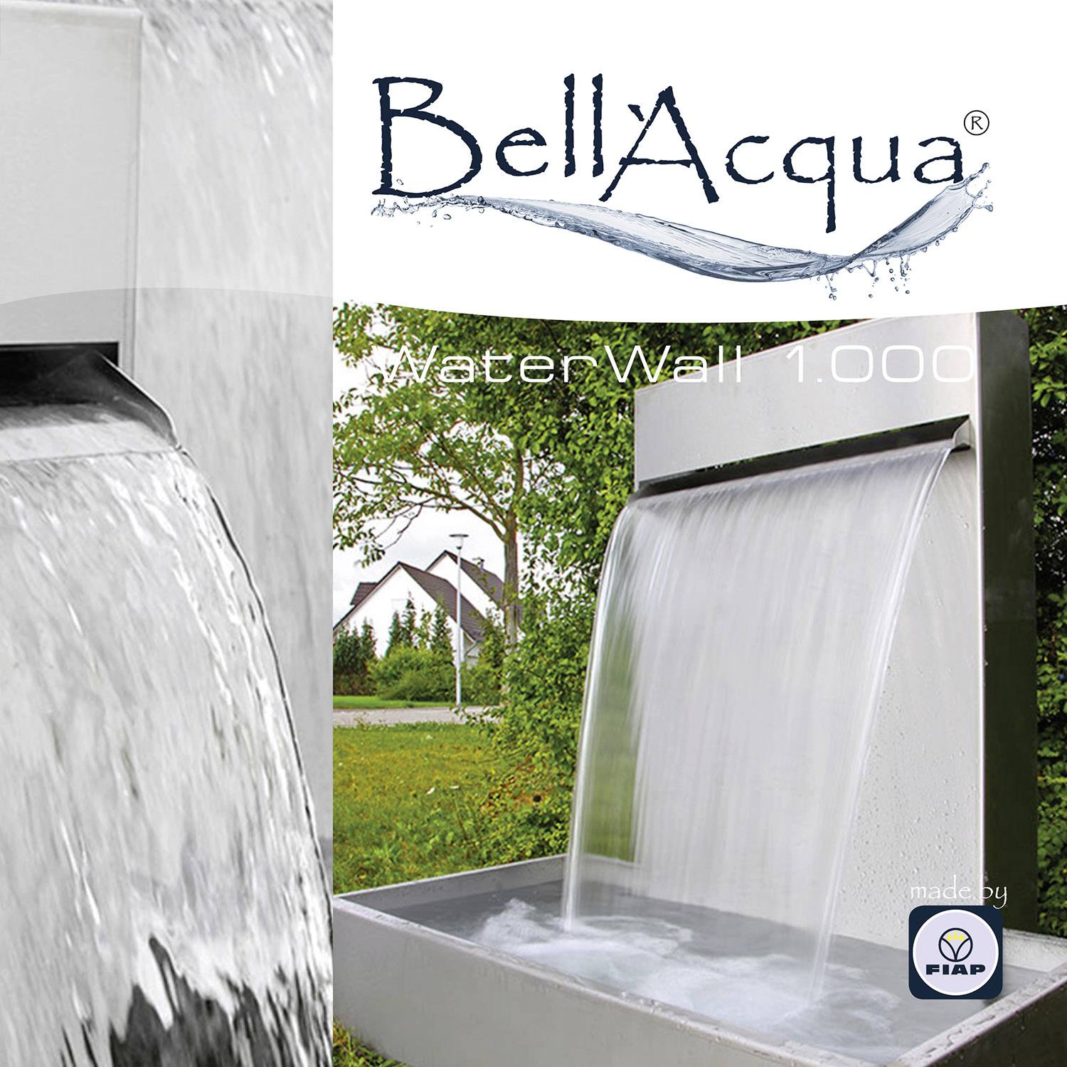 FIAP 3149 Bell´Acqua® WATERWALL 1.000 Gartenbrunnen
