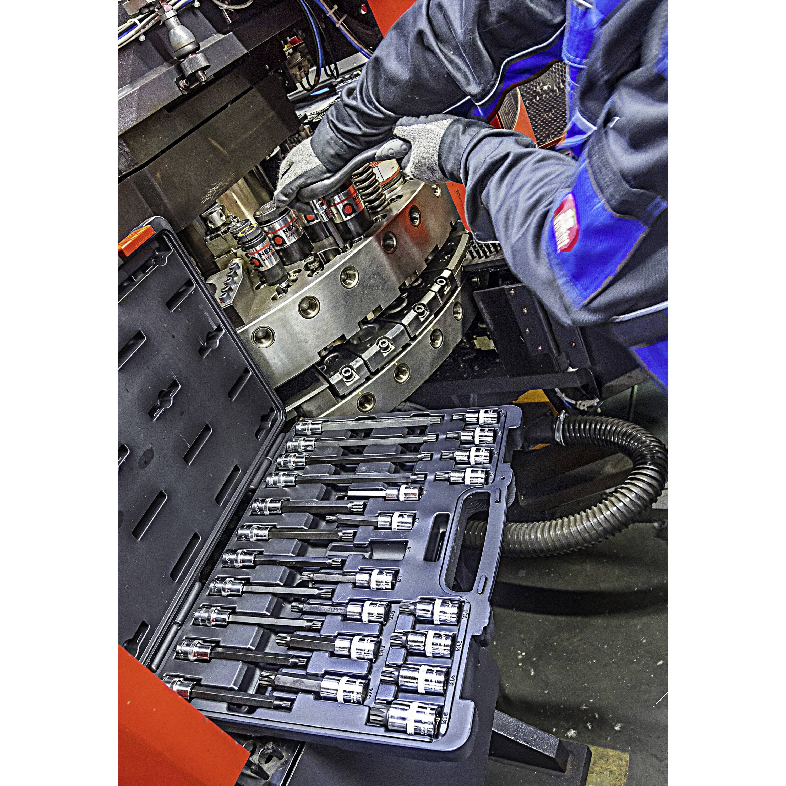 Vigor Steckschlüssel-Bit-Einsatz-Set 1/2" (12.5 mm) 26teilig V1918