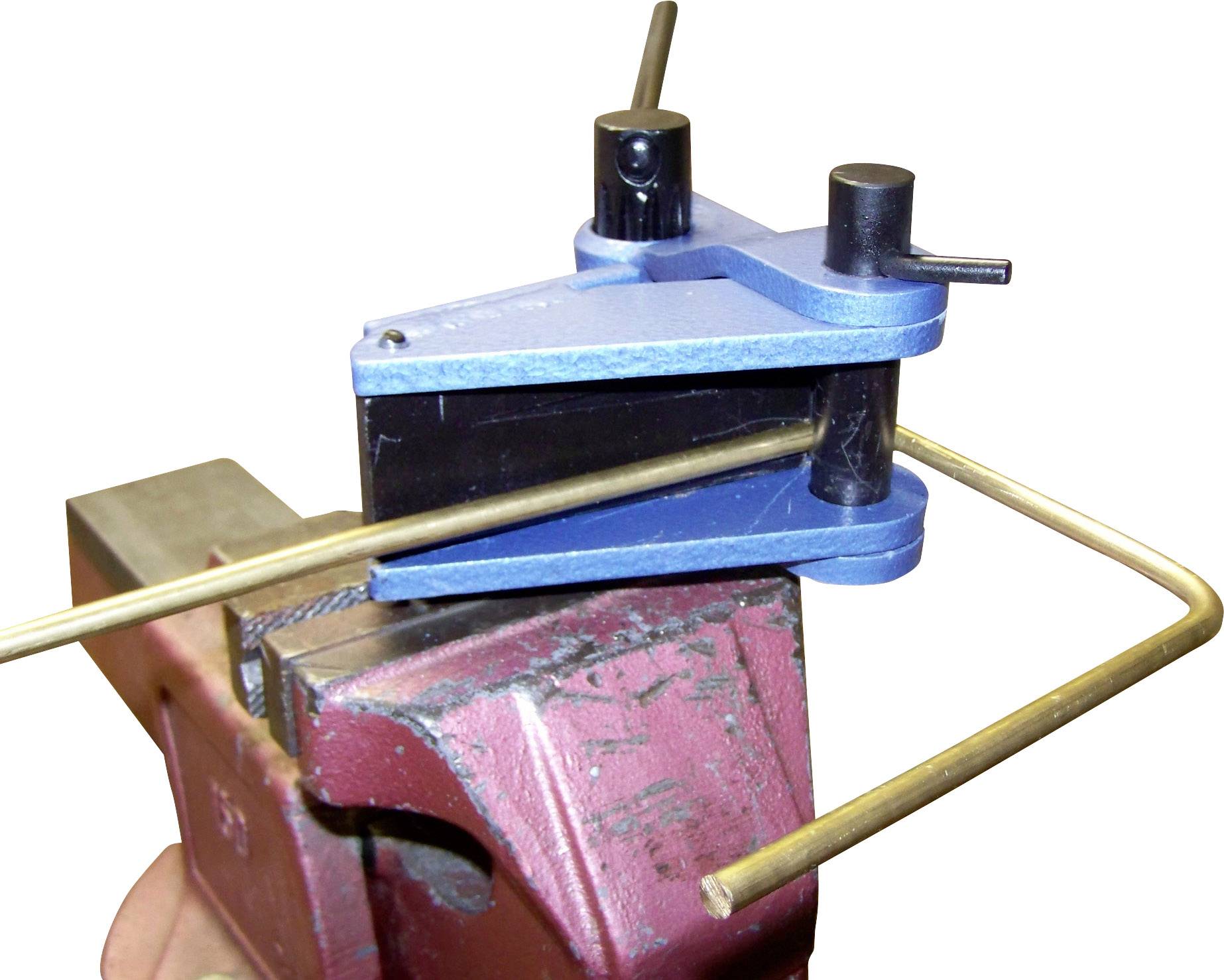 Universal-Biegegerät 803774 Flachmaterial bis 40mm Breite und 4mm Dicke, Rohre in den Ø 4, 6, 8 und 10mm und rundes Vollmaterial