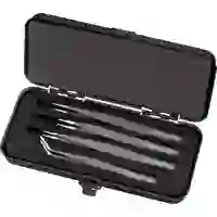 Wiha 32349 Pinzetten-Set 4teilig Spitz, Flach-breit, Abgerundet Wiha 32349 Pinzetten-Set 4teilig Spitz, Flach-breit, Abgerundet